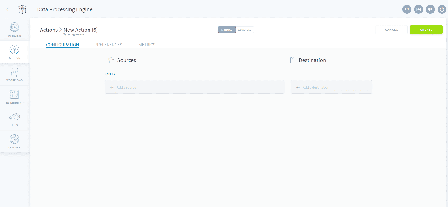 生データを主テーブルに転送する — Py agg ui