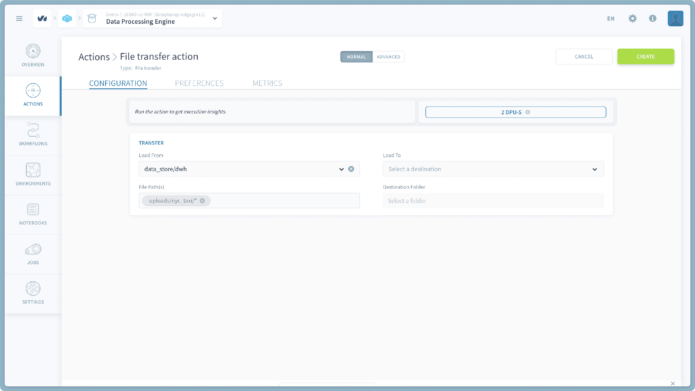 Choose a Source for Transfer — File transfer (2)