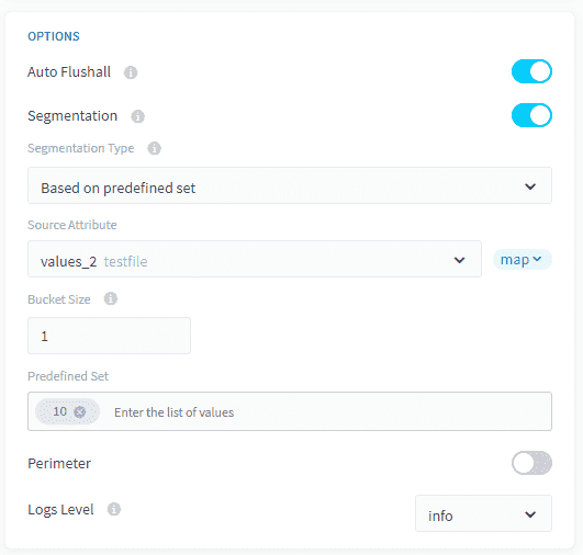 Configuration — Based on a predefined set