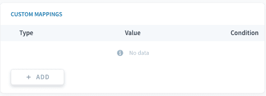 Custom mappings — Azure custom mapping