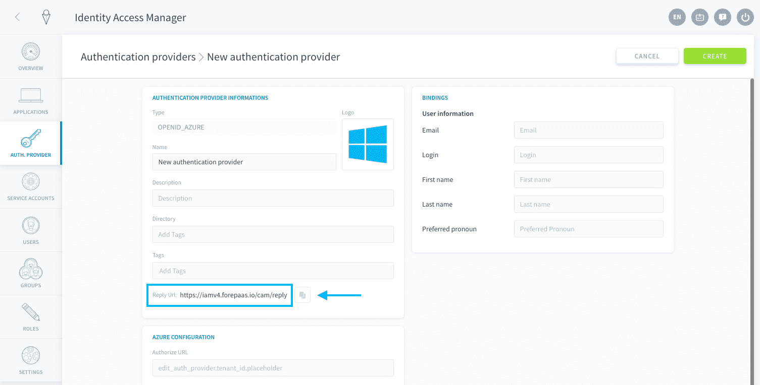App registration