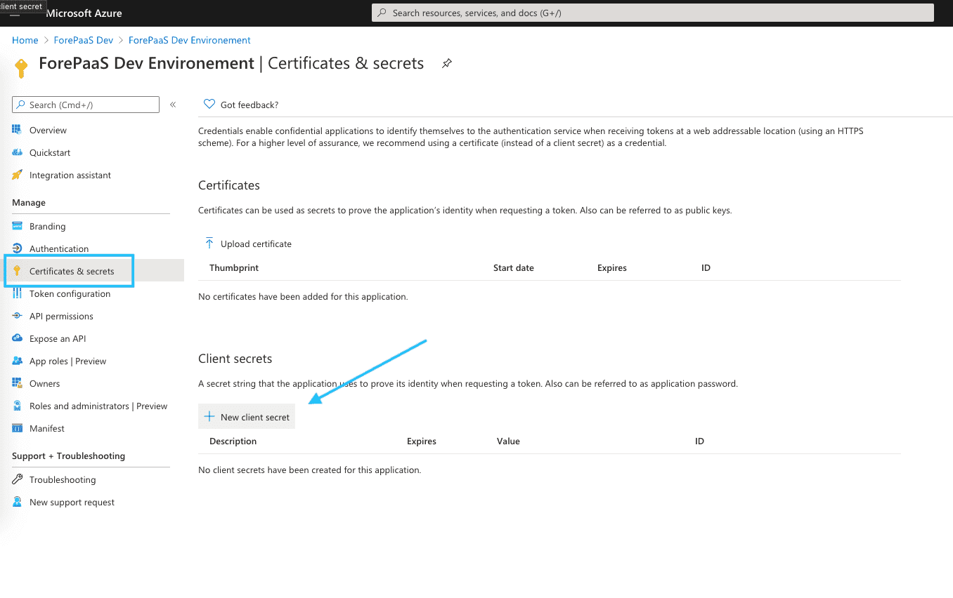 App registration