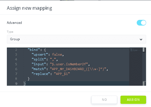 bind mapping