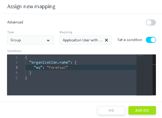 simple mapping
