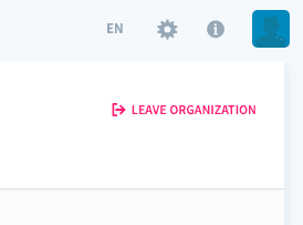 ユーザーインターフェースから組織を削除する — Delete orga (4)