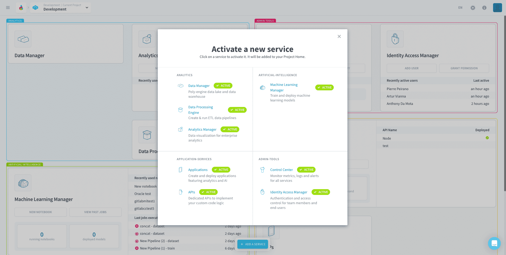 activate service