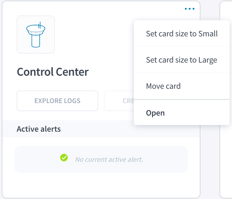 card menu