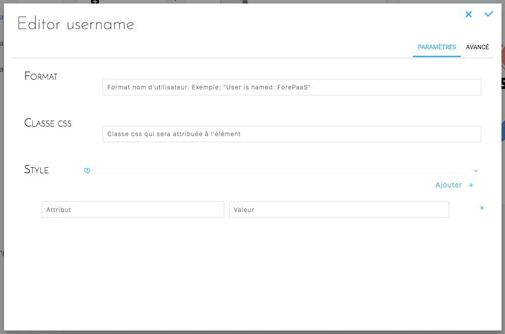 Exemple Panel